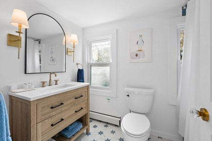 South Yarmouth Cape Cod vacation rental - Bathroom 2- Full combination shower and tub- Second Floor
