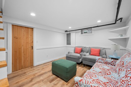 South Yarmouth Cape Cod vacation rental - Basement sitting area, great for a game and making great memories
