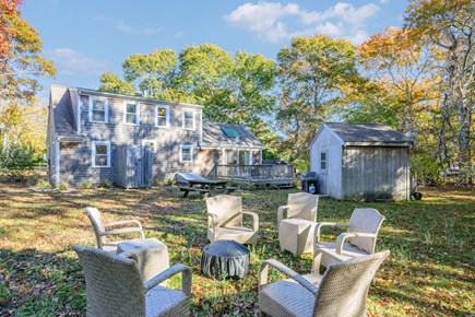 South Yarmouth Cape Cod vacation rental - Cozy backyard fire pit