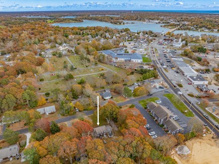 South Yarmouth Cape Cod vacation rental - Aerial views showcase the property and the surrounding neighborhood