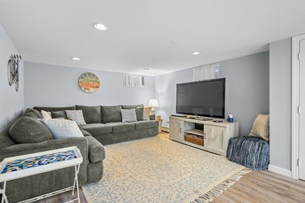Harwich Cape Cod vacation rental - Lower level lvingroom