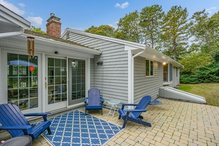Harwich Cape Cod vacation rental - Seating area on patio