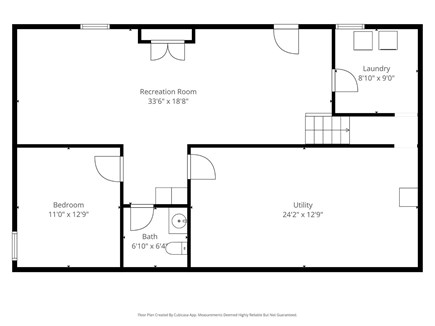 Harwich Cape Cod vacation rental - Lower level floor plan