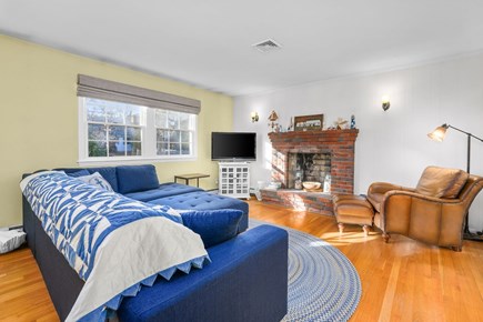 Eastham Cape Cod vacation rental - Spacious main-level living room with comfortable seating