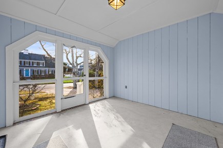 Harwich Port Cape Cod vacation rental - Screened porch off of the kitchen