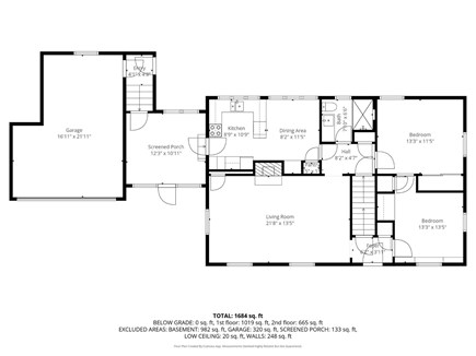 Harwich Port Cape Cod vacation rental - First Floor