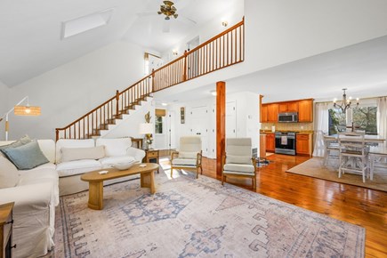 Harwich Cape Cod vacation rental - Living room with a view into the dining area