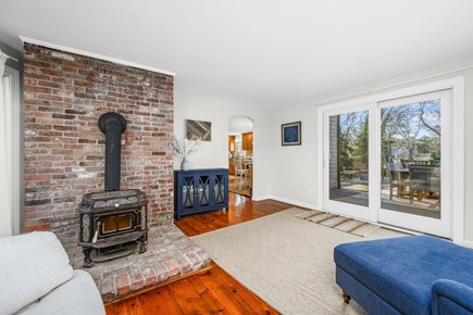 Harwich Cape Cod vacation rental - Lounge area with view of the deck
