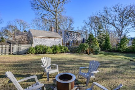 Harwich Cape Cod vacation rental - Firepit in the backyard