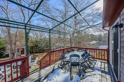 Harwich Cape Cod vacation rental - Deck with outdoor seating