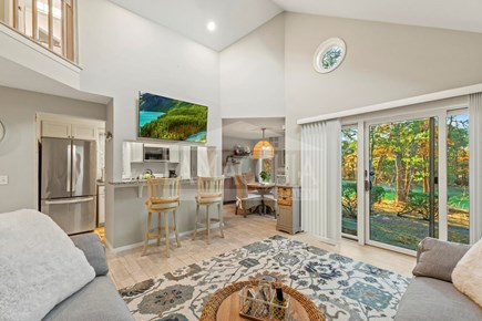Mashpee, New Seabury Cape Cod vacation rental - Living room with golf course view