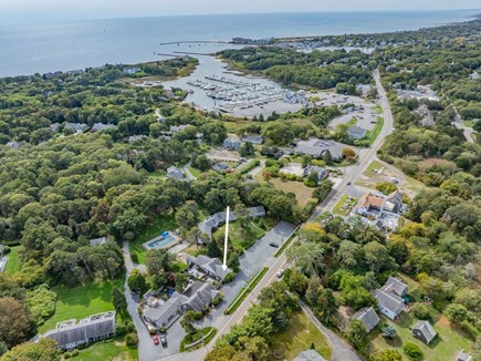 Harwich Port Cape Cod vacation rental - Aerial of Wychmere Village