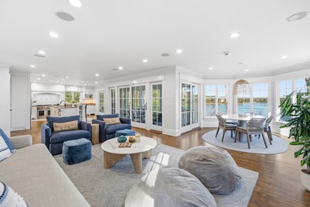 Sandwich Cape Cod vacation rental - Open-concept living, dining, and kitchen area, perfect for entertaining or relaxing with family and friends