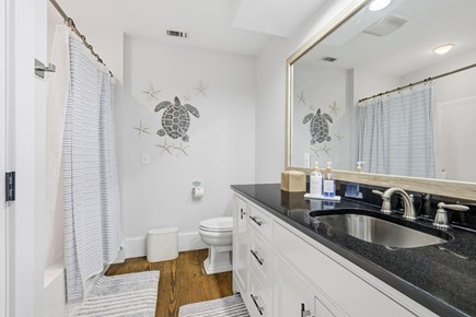 Sandwich Cape Cod vacation rental - Bathroom 3 – Full with Shower and Tub Combination – Second Floor