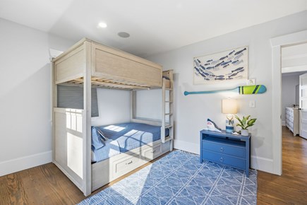 Sandwich Cape Cod vacation rental - Bedroom 4 – Bunk Bed – Two Doubles – Second Floor