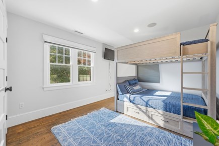 Sandwich Cape Cod vacation rental - Bedroom 4 – Bunk Bed – Two Doubles – Second Floor