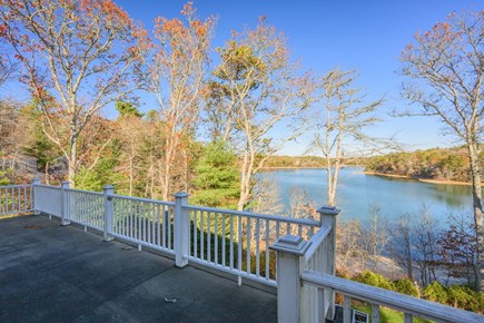 Sandwich Cape Cod vacation rental - View of Triangle Pond from second floor deck