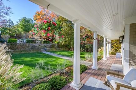 Sandwich Cape Cod vacation rental - Comfortable front-porch seating for enjoying the outdoors
