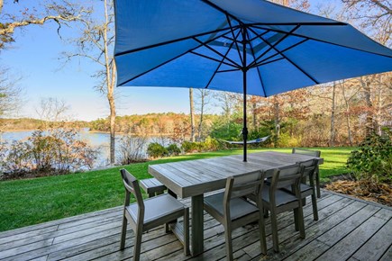 Sandwich Cape Cod vacation rental - Outdoor dining area with seating for 8