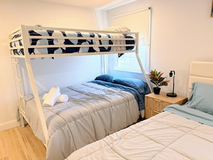 Hyannis Cape Cod vacation rental - Queen size bed and twin over full in master with in suit bathroom