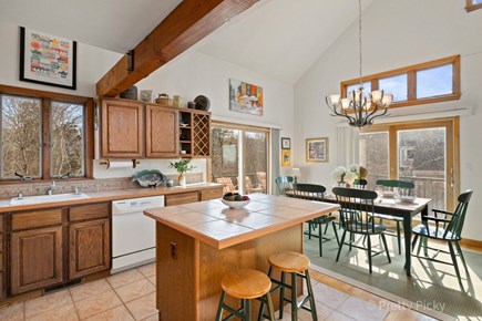 Brewster Cape Cod vacation rental - Kitchen and dining area