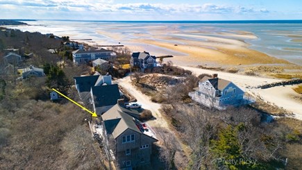 Brewster Cape Cod vacation rental - Looking west towards Breakwater Beach