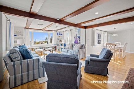 Chatham Cape Cod vacation rental - Spacious living room great for gathering and lounging.