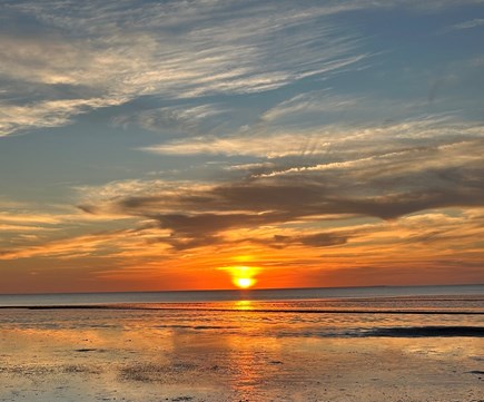 Eastham, Steps from Cooks Brook Beach  Cape Cod vacation rental - Does it get any better than a Cape Sunset minutes from cottage?