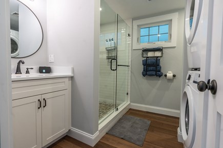 South Yarmouth  Cape Cod vacation rental - Gorgeous bathroom with washer and dryer