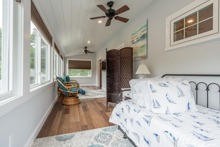 South Yarmouth  Cape Cod vacation rental - 3rd sleeping area with twin bed and twin trundle