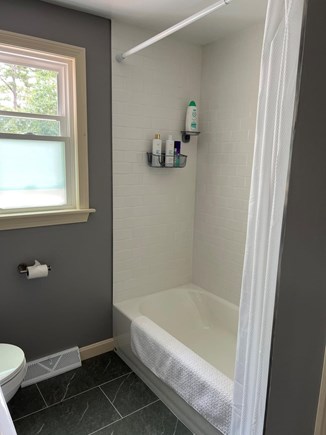 Dennis Port Cape Cod vacation rental - Full Tub with shower.