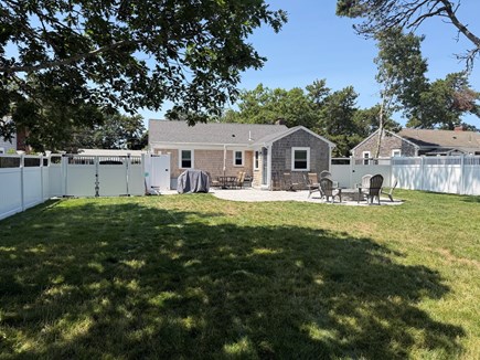 Dennis Port Cape Cod vacation rental - Completely fenced in back yard.