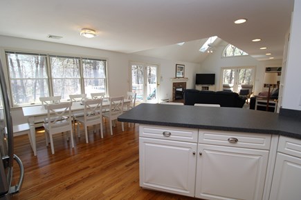 Wellfleet Cape Cod vacation rental - Dining and family room from the kitchen