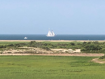 West End of Provincetown Cape Cod vacation rental - Boats on the Atlantic