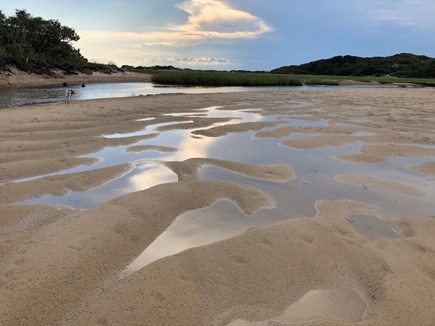 West End of Provincetown Cape Cod vacation rental - Low tide on our beach