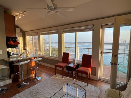 West End of Provincetown Cape Cod vacation rental - Living room late afternoon