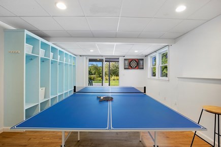 Falmouth Cape Cod vacation rental - Game room with ping pong, darts and board games
