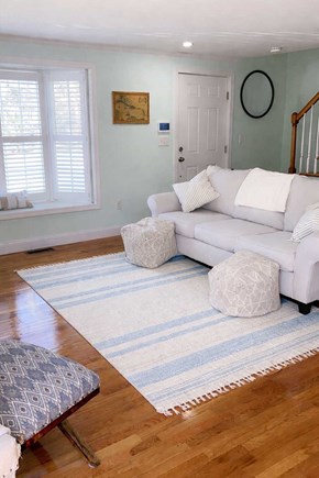 West Dennis Cape Cod vacation rental - Primary living space open concept to kitchen and dining area