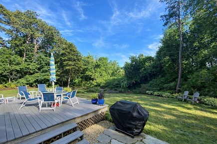 East Orleans Cape Cod vacation rental - Private backyard