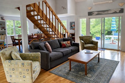 East Orleans Cape Cod vacation rental - Open living, dining and kitchen area.