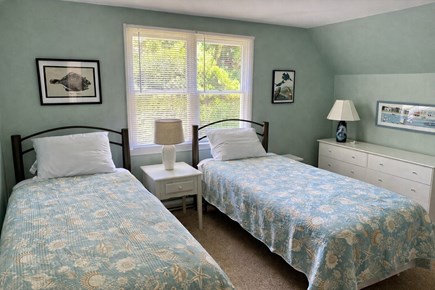 East Orleans Cape Cod vacation rental - Upstairs Bedroom with two Twins