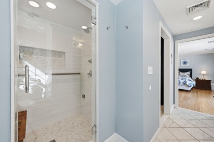 Chatham Cape Cod vacation rental - Ensuite to Bedroom 3 with Steam Shower Stall - First Floor