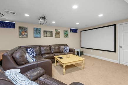 Chatham Cape Cod vacation rental - Enjoy all your favorite movies and tv shows with the 10 foot projector on the lower level