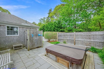 Chatham Cape Cod vacation rental - Spacious outdoor shower and hot tub that fits up to 8