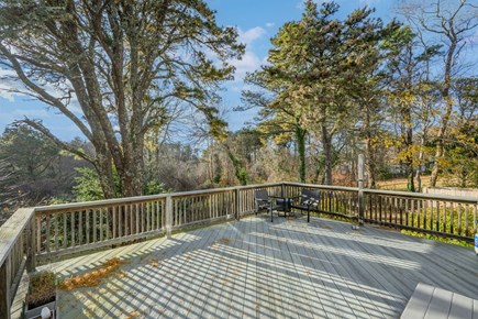 Chatham Cape Cod vacation rental - Spacious deck offering a relaxing view of the backyard