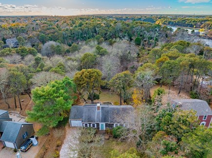 Chatham Cape Cod vacation rental - Aerial view showcasing the full property and surrounding landscape
