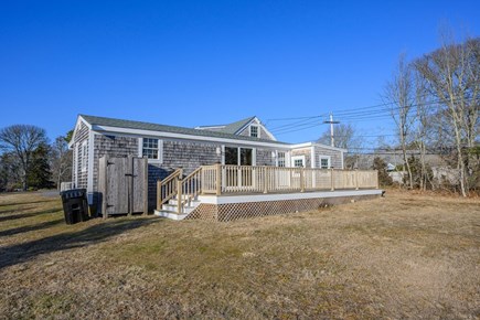 Harwich Cape Cod vacation rental - View of the deck and outdoor shower