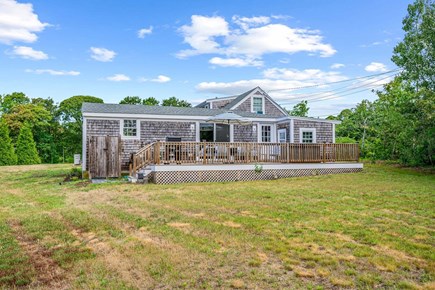 Harwich Cape Cod vacation rental - View of the deck and outdoor shower