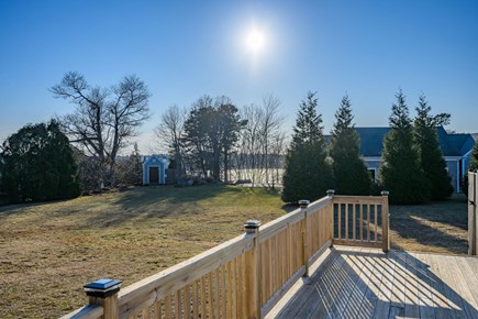 Harwich Cape Cod vacation rental - View of the backyard