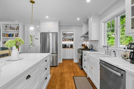 Harwich Port Cape Cod vacation rental - Kitchen with breakfast bar and pantry
